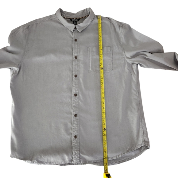 SHERPA ADVENTURE GEAR grey button down shirt XXL natural fiber casual outdoor - Picture 11 of 11